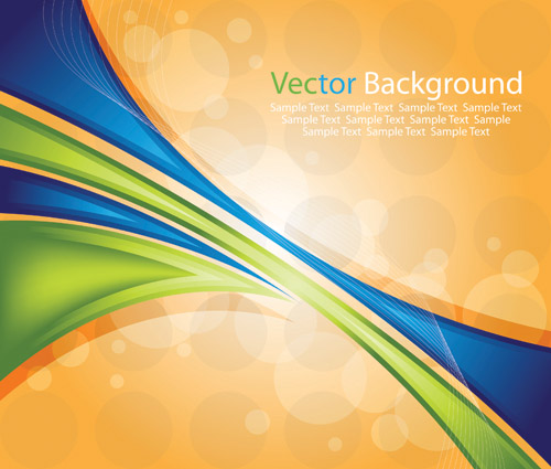 free vector Dynamic lines of the background vector